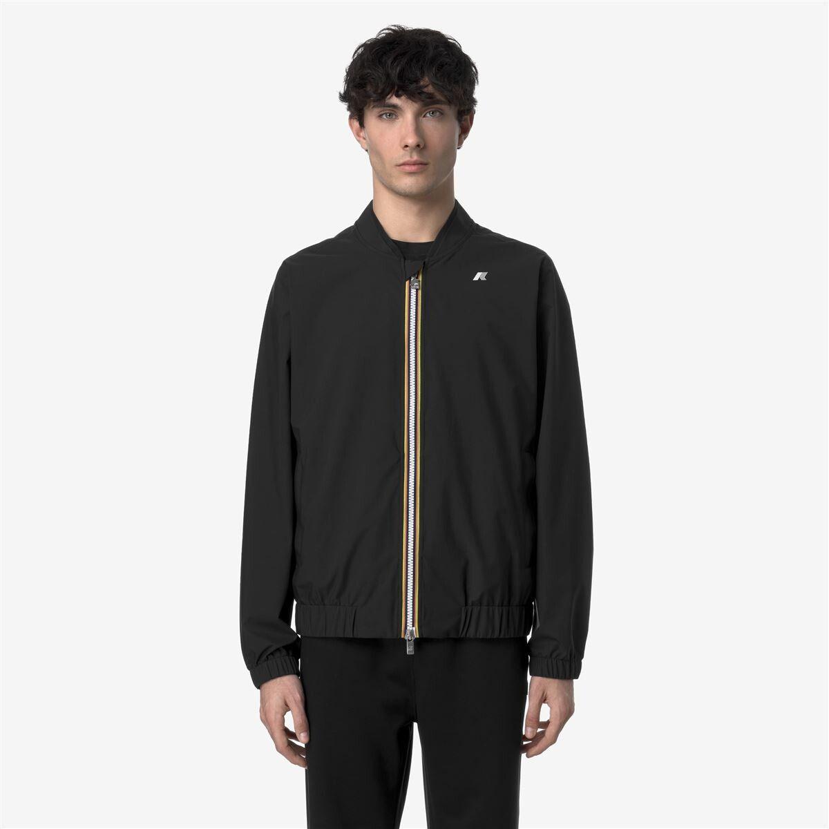 Chaqueta Men Impermeable Aurene Stretch Dot Black Pure-1