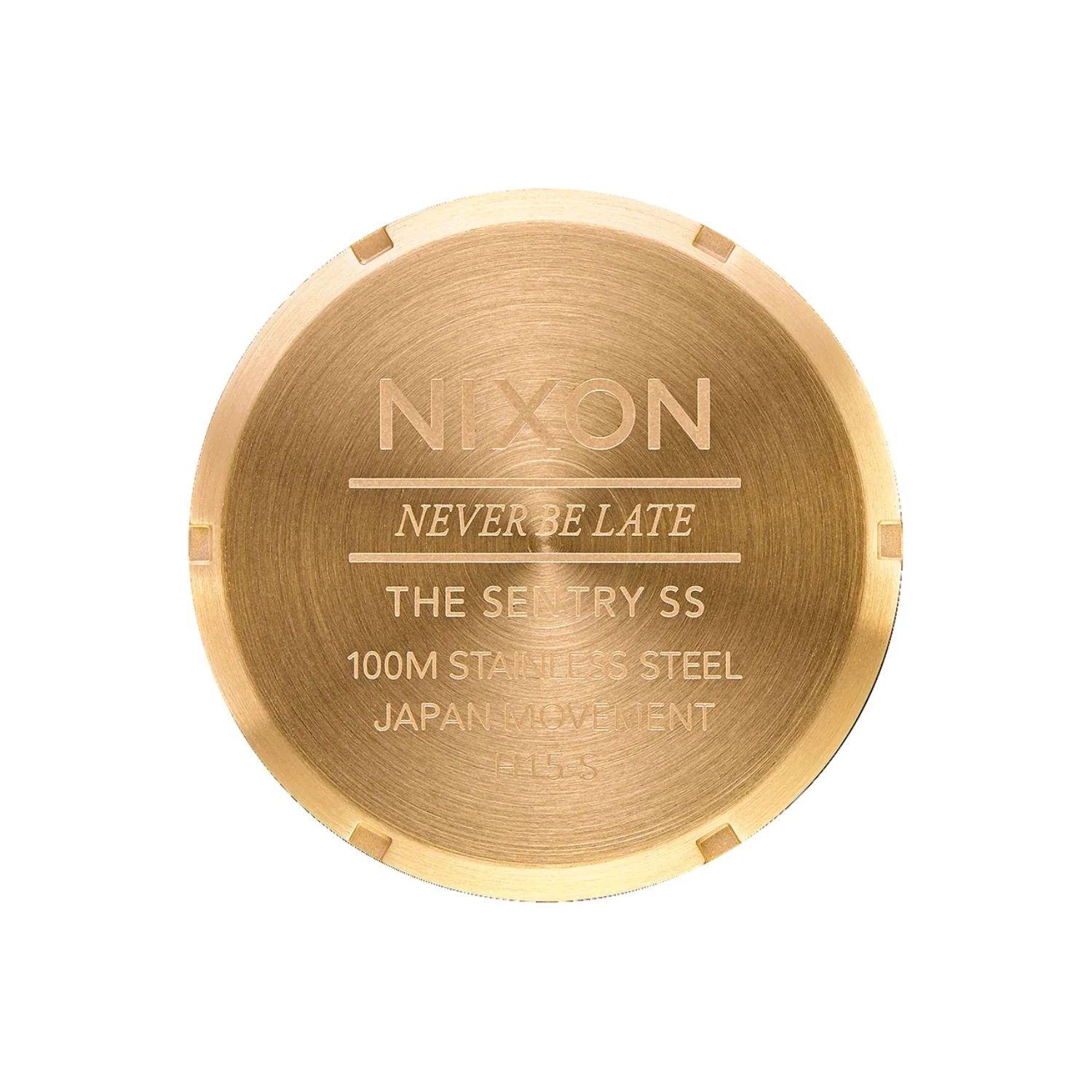 Reloj Nixon Sentry Gold Black-3