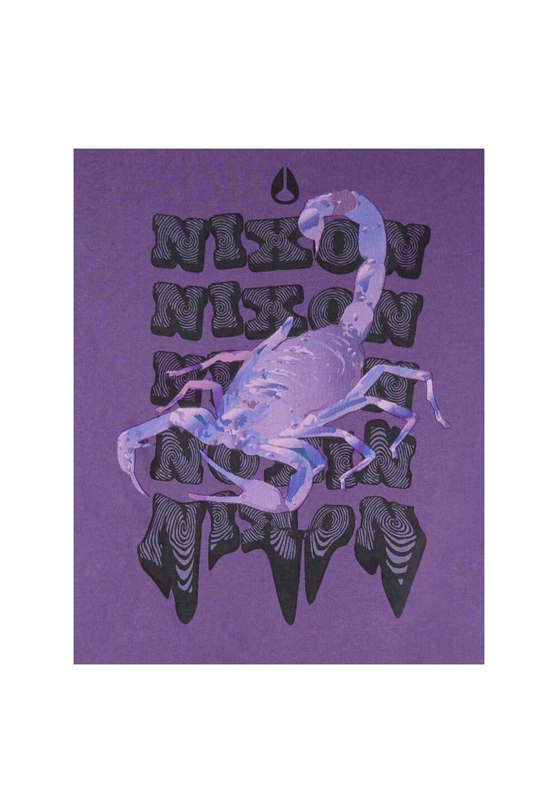 Polerón Nixon Men Hoodie Scorpio Purple-3