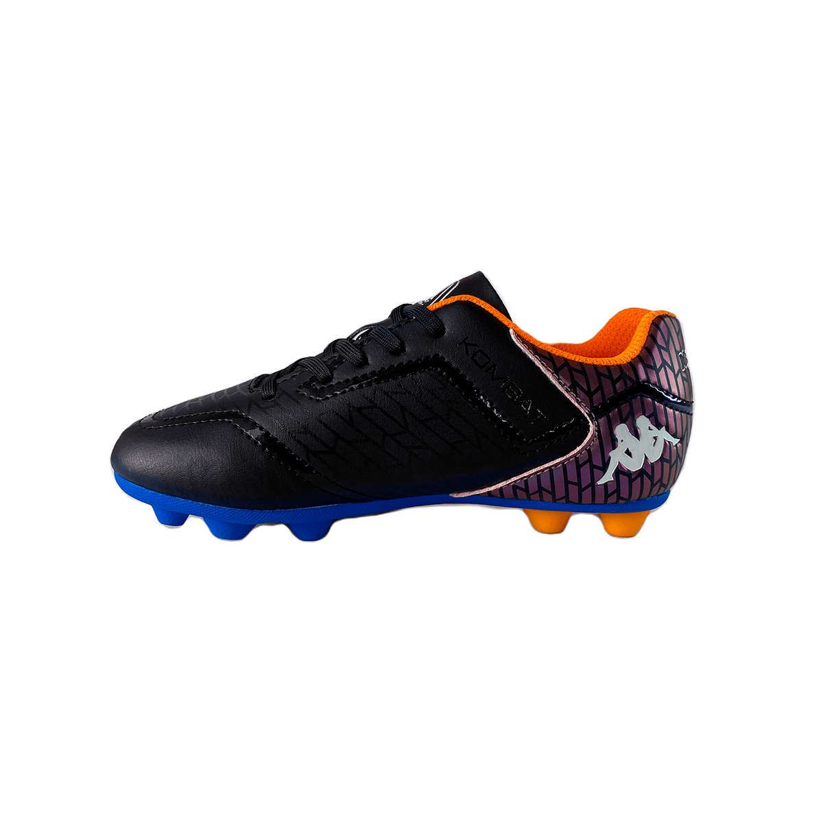 Zapatilla Fútbol Kids Kombat Player Black Blue Royal Firm Ground-1
