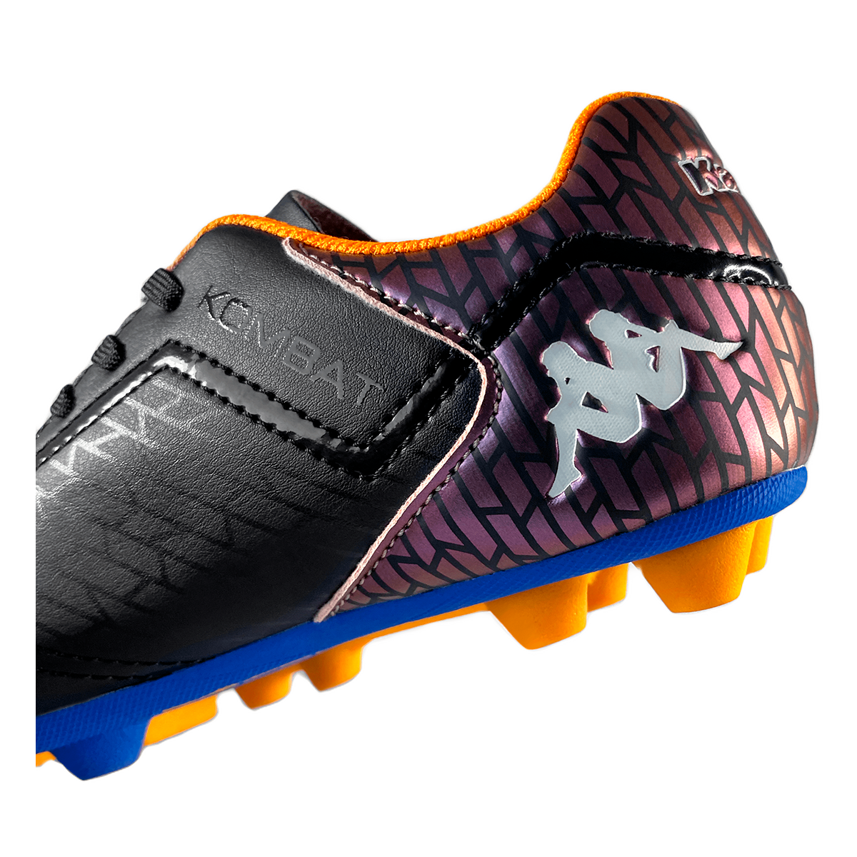 Zapatilla Fútbol Kids Kombat Player Black Blue Royal Firm Ground-5