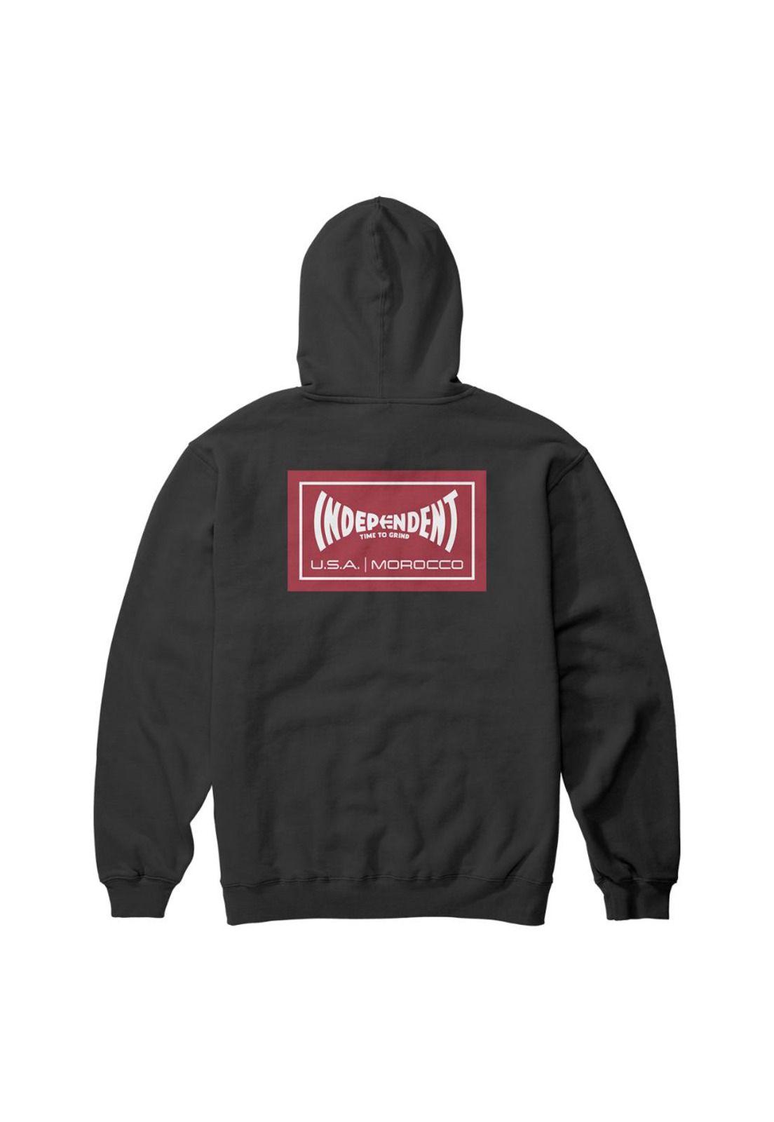 Poleron Hoodie Independent Label Black-1