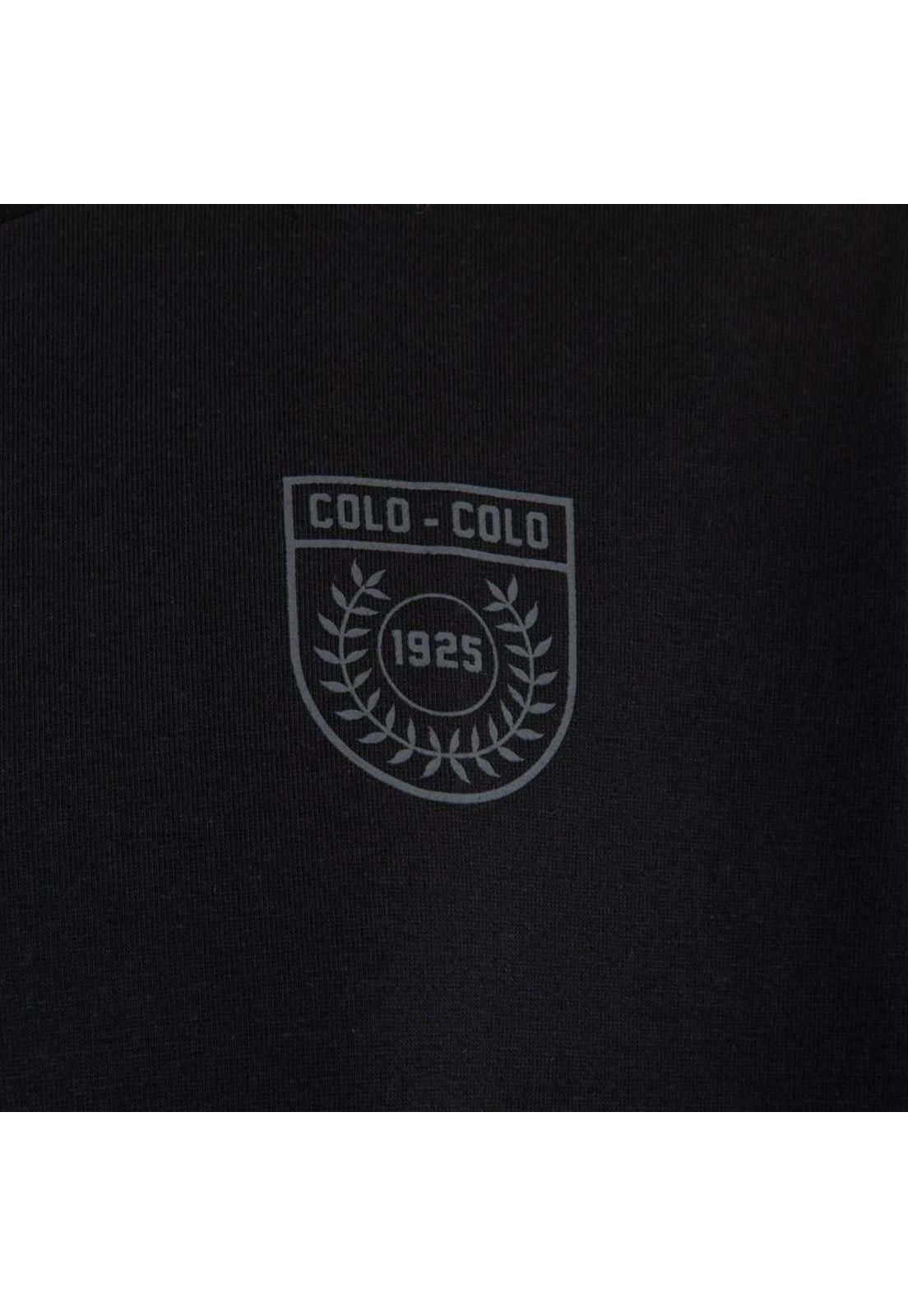 Polera Colo Colo Urbano Cacique Gris Negra-3