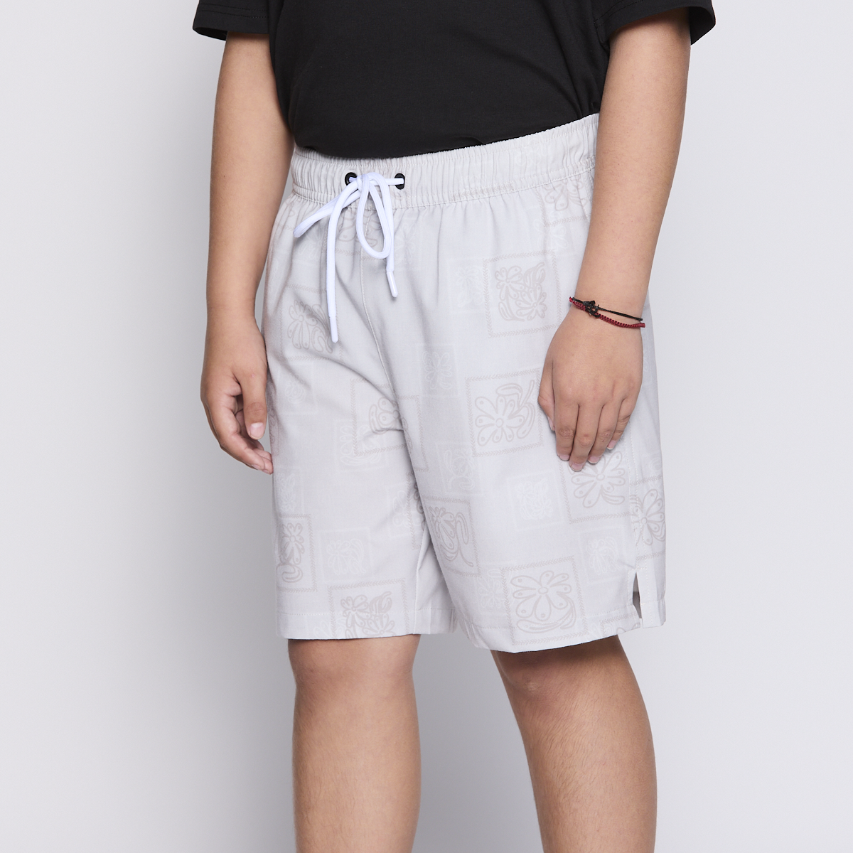 Traje de Baño Reef Kids Grey Flowers-1