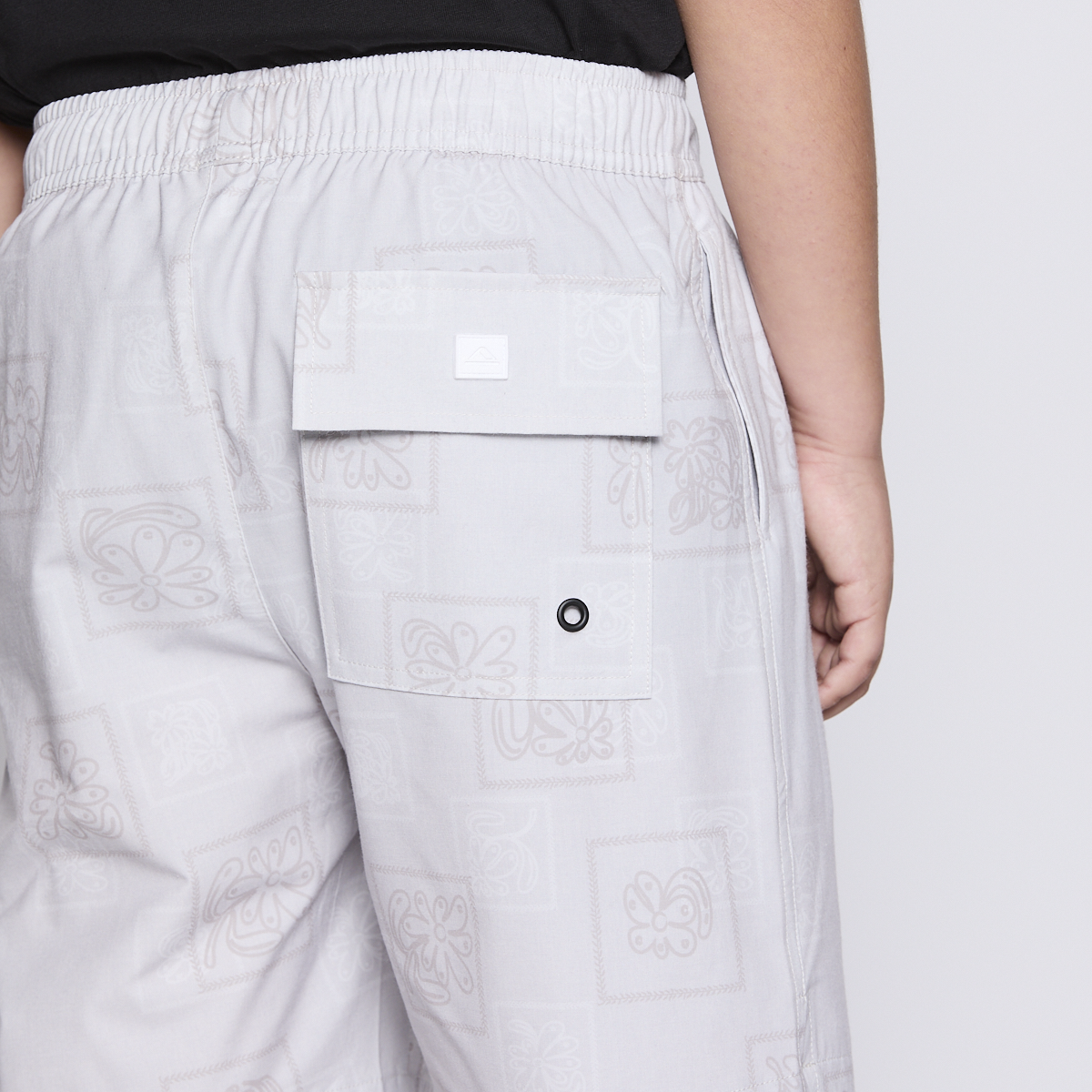 Traje de Baño Reef Kids Grey Flowers-4