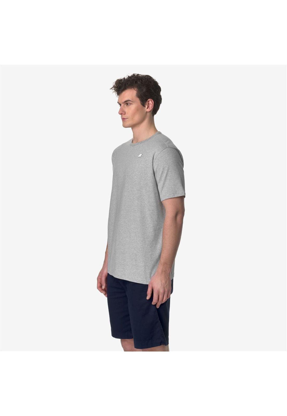 Polera K-Way Men Adame Stretch Grey Melange-2
