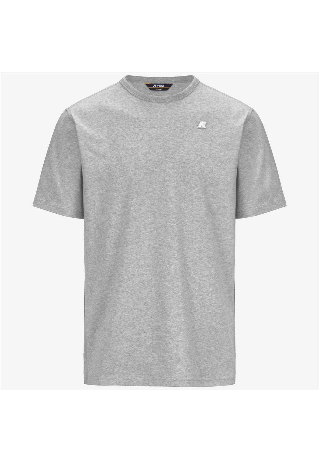 Polera K-Way Men Adame Stretch Grey Melange-4