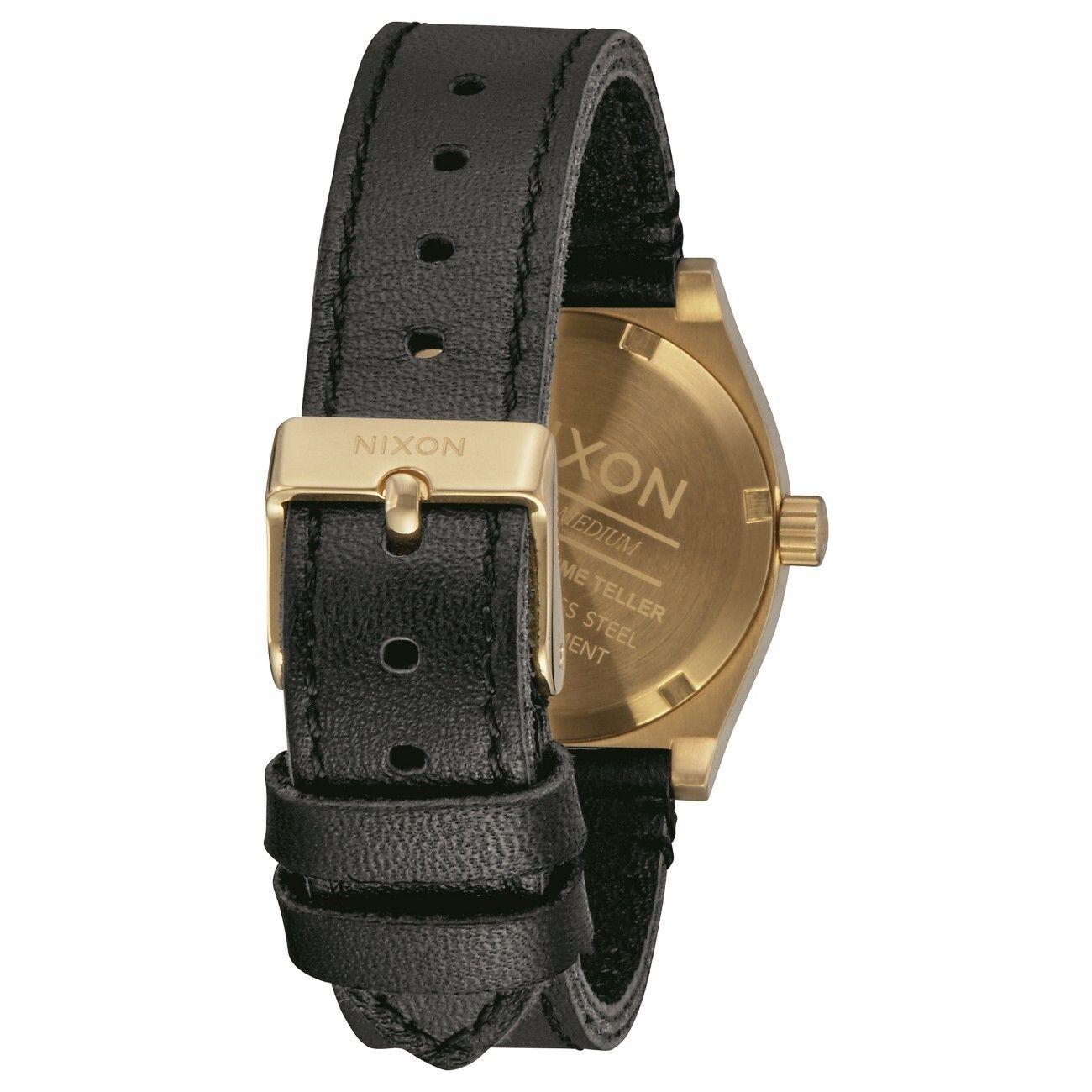 Reloj Medium Time Teller DoradoNegro Nixon-2