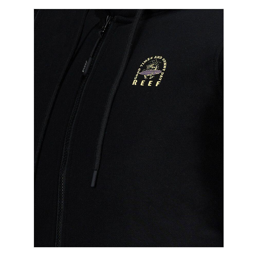 Poleron Full Zipper Kids Reef Black-2