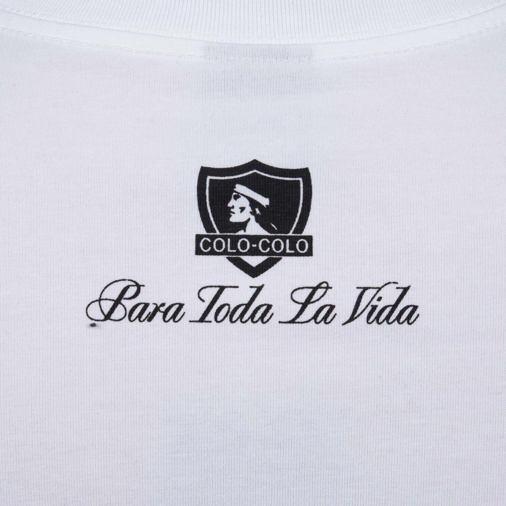 Polera Colo-Colo Urbano Blanco Escudo Negro-3