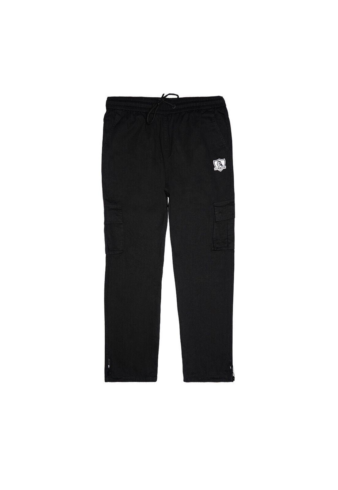 Pantalón Colo Colo Urbano Hombre Cargo Negro-0