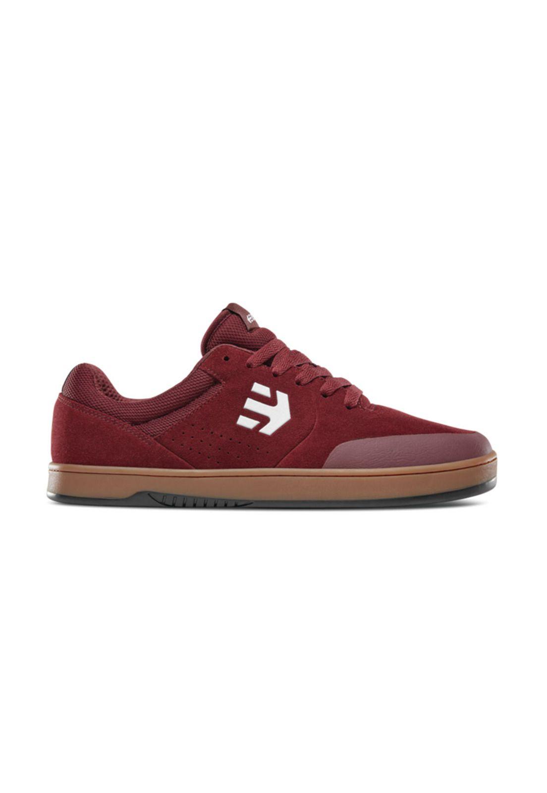 Zapatilla Etnies Marana Burgundy Tan White-0