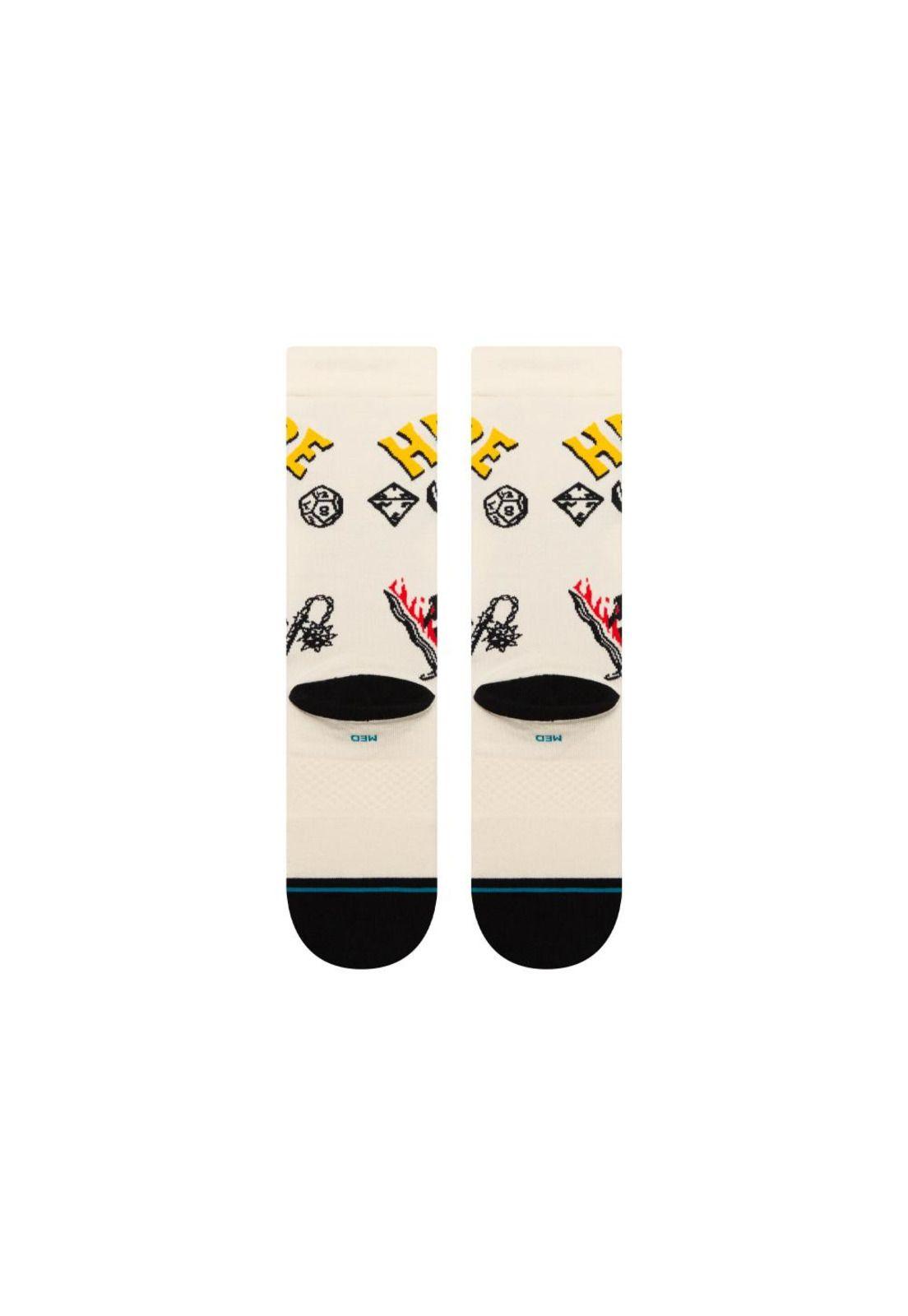 Stance Sock Hellfire Vintage white-2