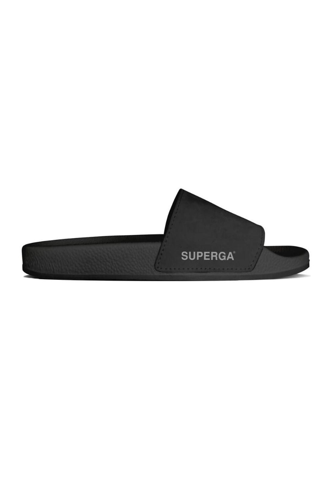 Sandalia 1908 Slides Buttersoft Black Superga-0