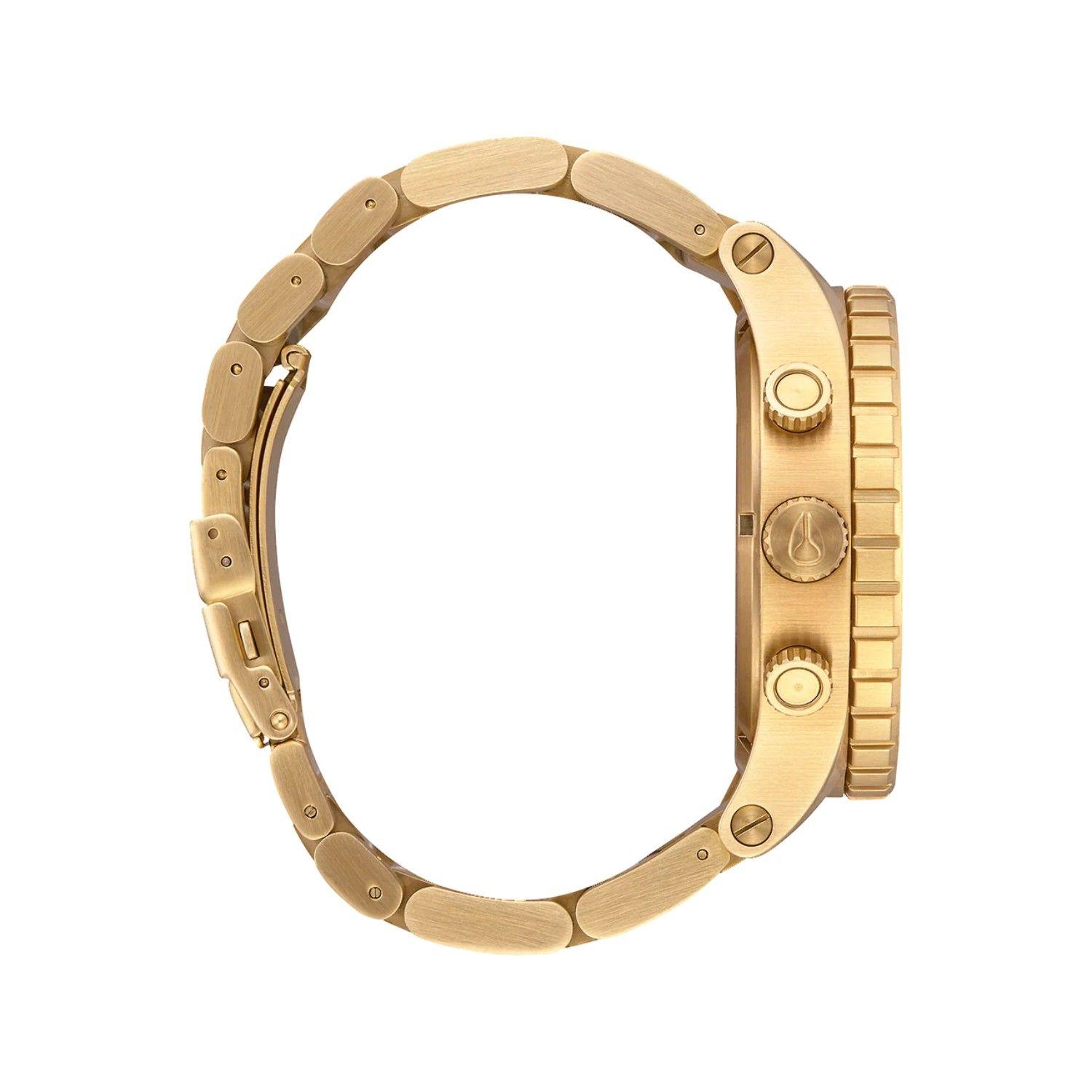 Reloj Nixon 51-30 Chrono All Gold Black-2
