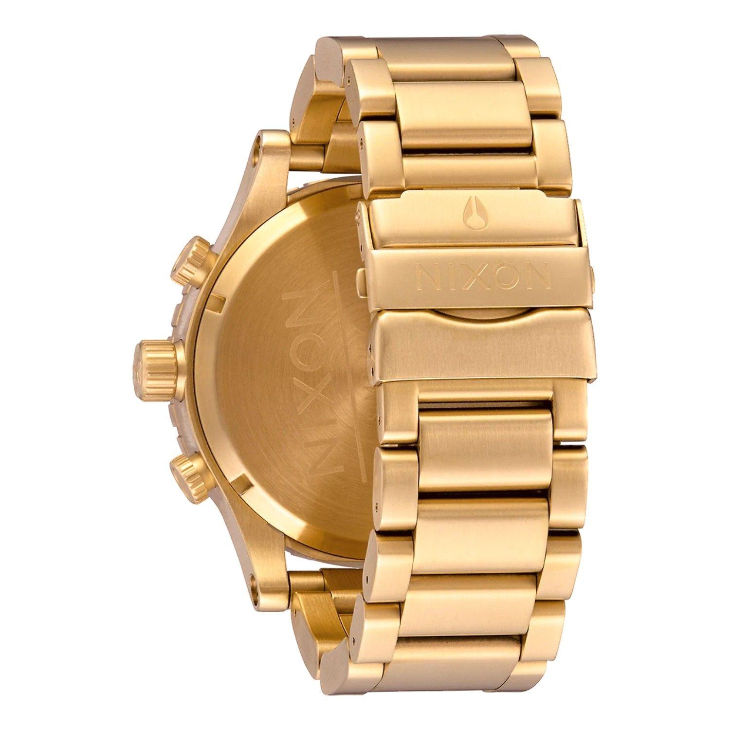 Reloj Nixon 51-30 Chrono All Gold Black-3