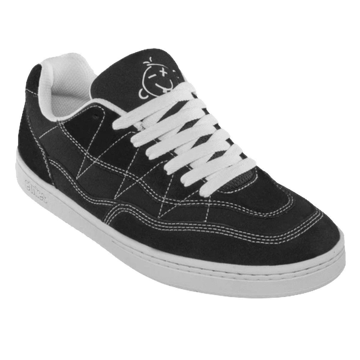 Zapatilla Etnies Snake Hunter Black White-3