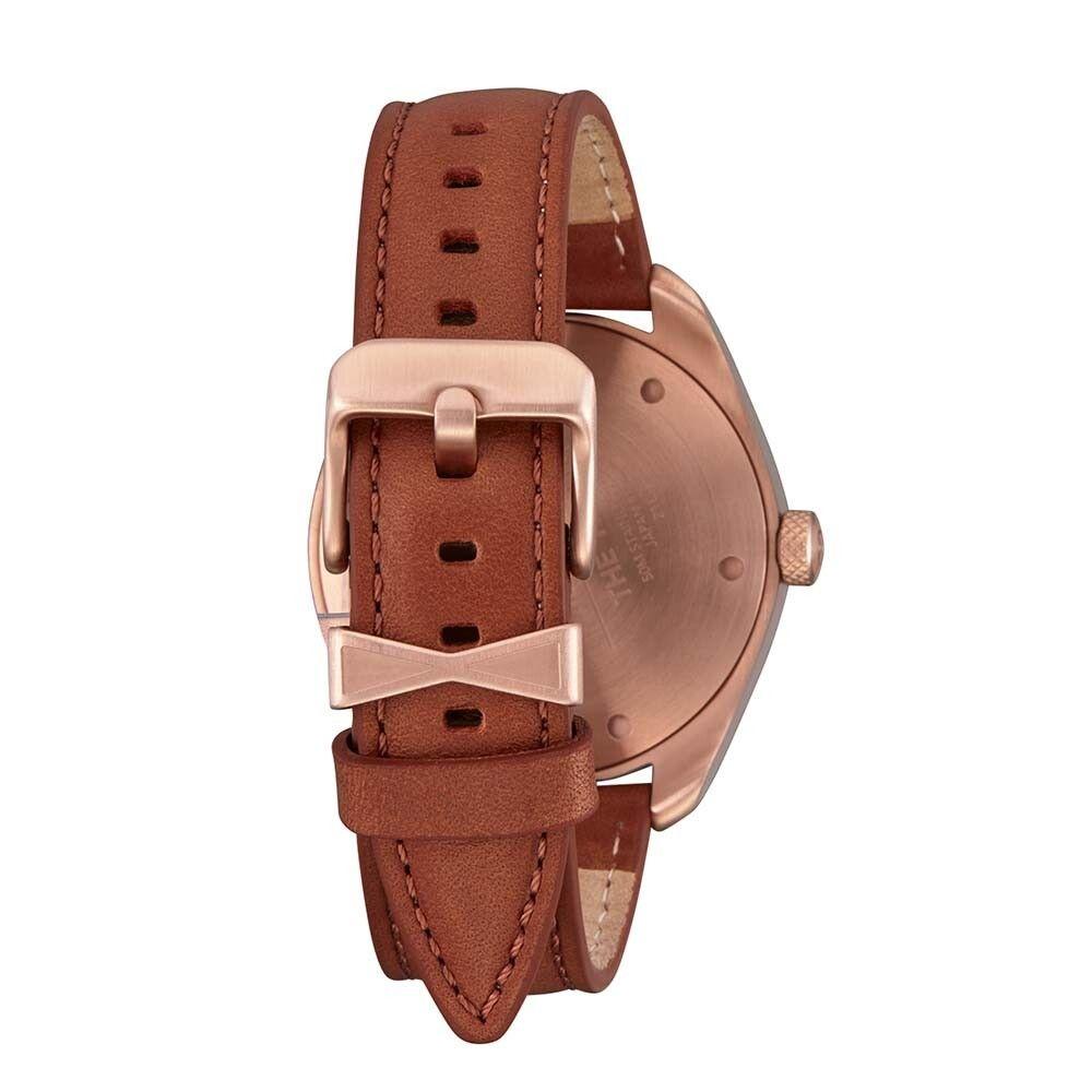 Reloj Thalia Leather Rose Gold White Nixon-2