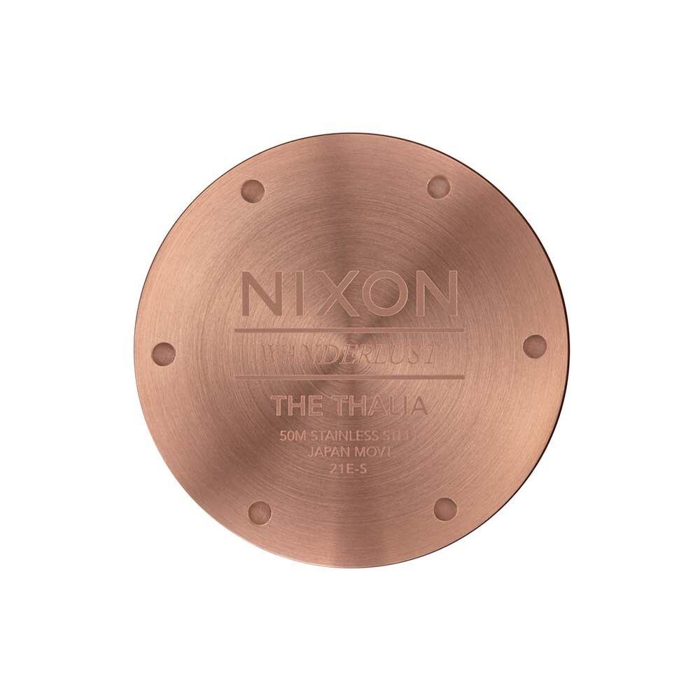 Reloj Thalia Leather Rose Gold White Nixon-3