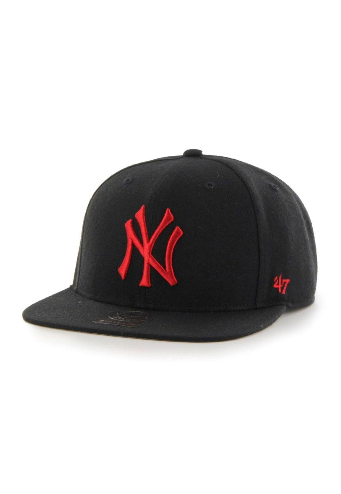 Jockey New York Yankees No Shot Black Red Captain-0