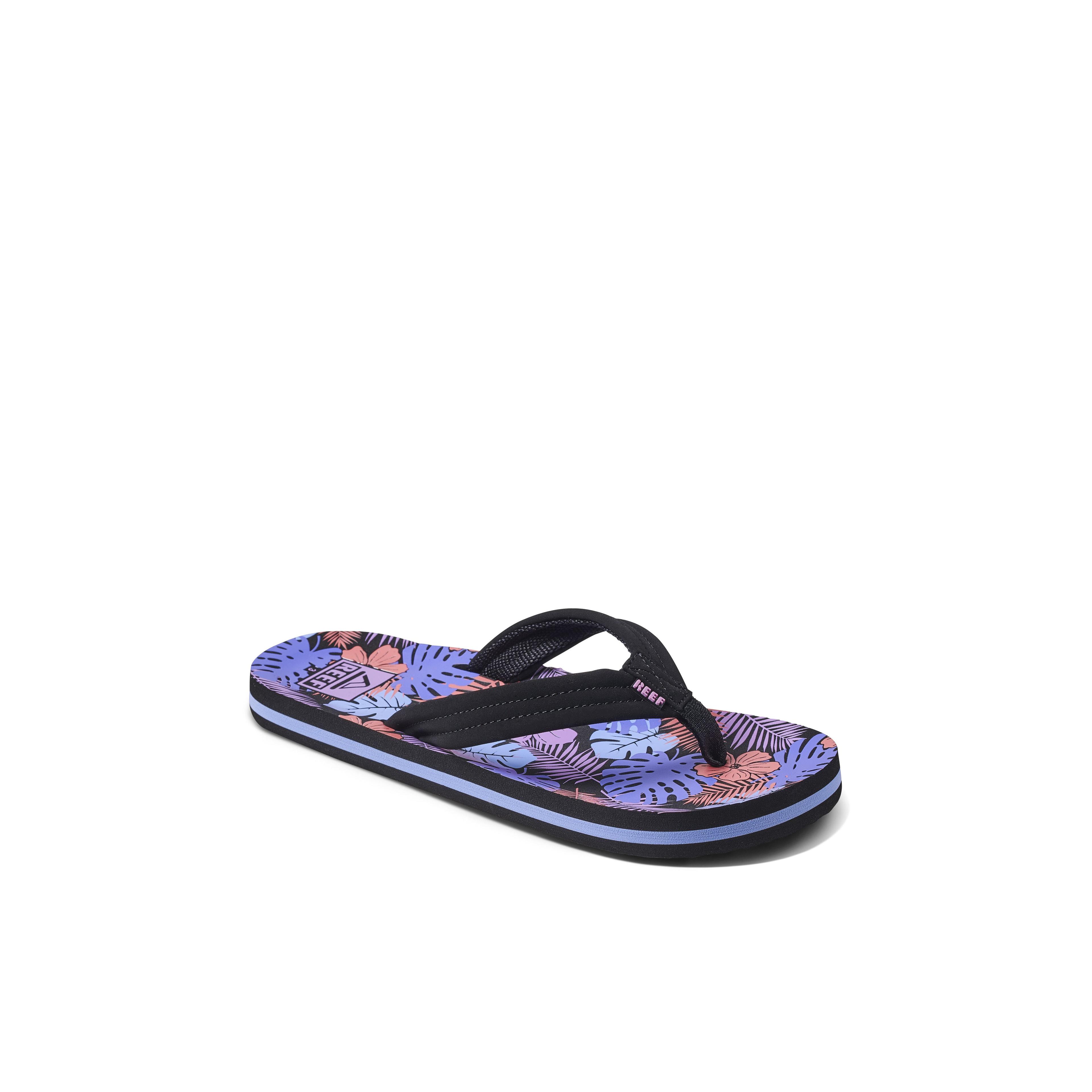 Sandalia Kids Reef Ahi Purple Fronds-0