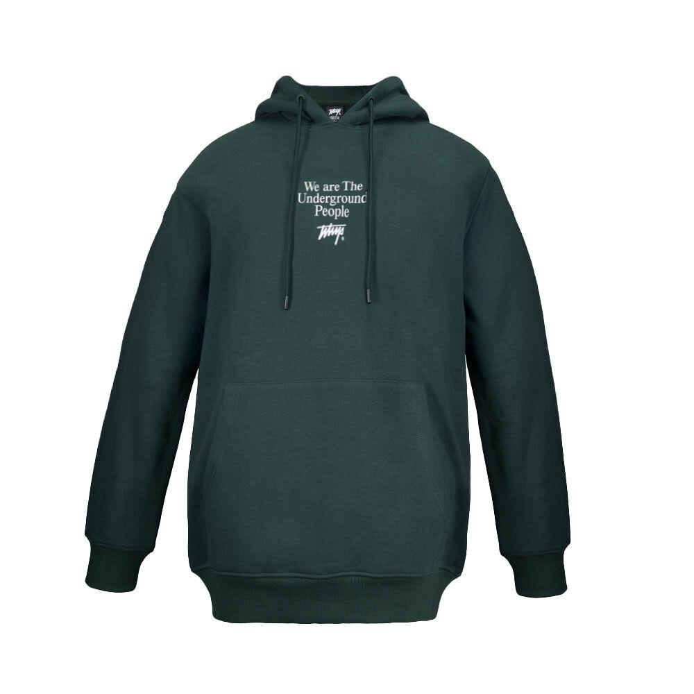 Polerón Whatup Hombre Hoodie Butterfly Green-0