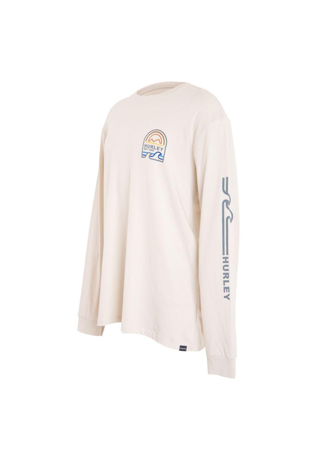 Polera Men Manga Larga Everyday Location Bone-2