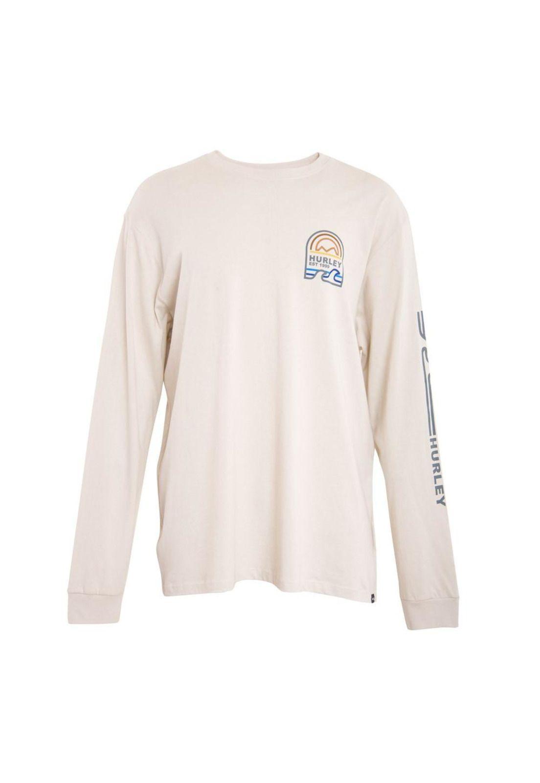 Polera Men Manga Larga Everyday Location Bone-0