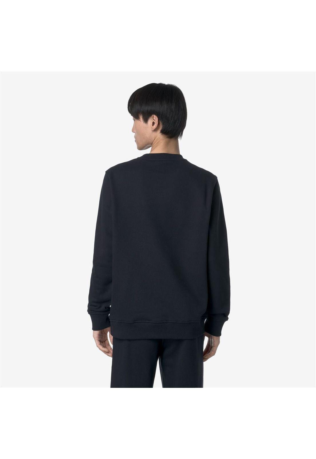 Polerón K-Way Men Baptiste French Terry Blue Depth-1