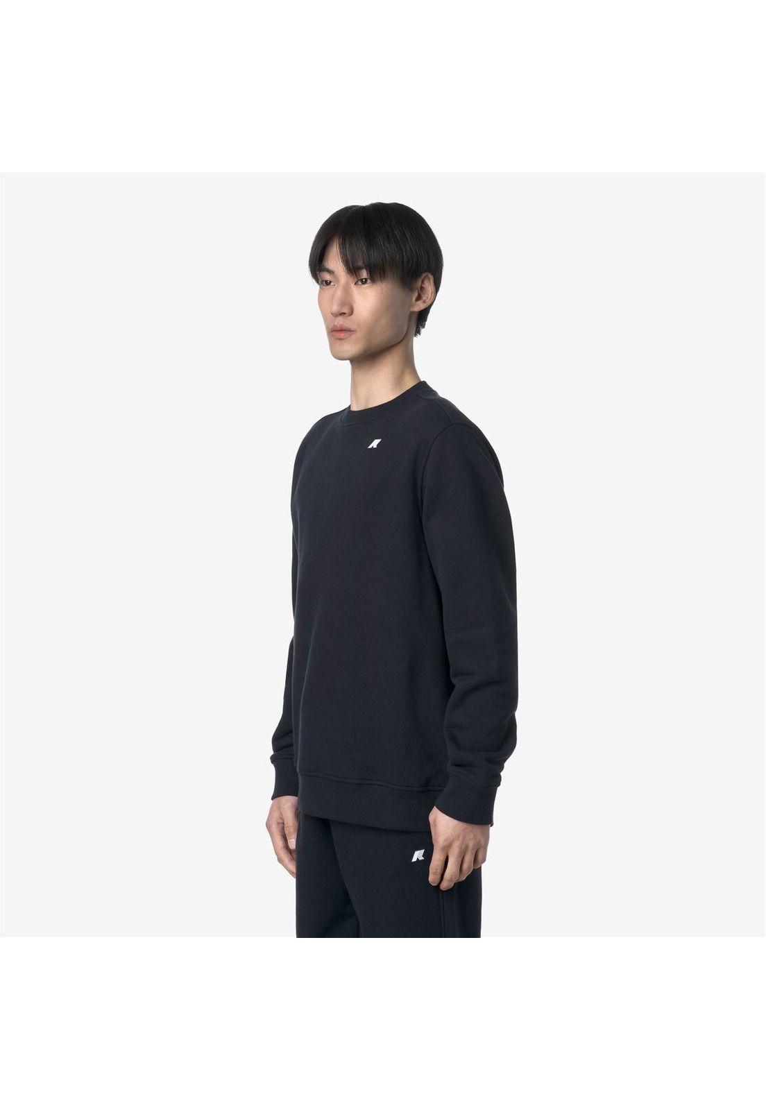 Polerón K-Way Men Baptiste French Terry Blue Depth-2