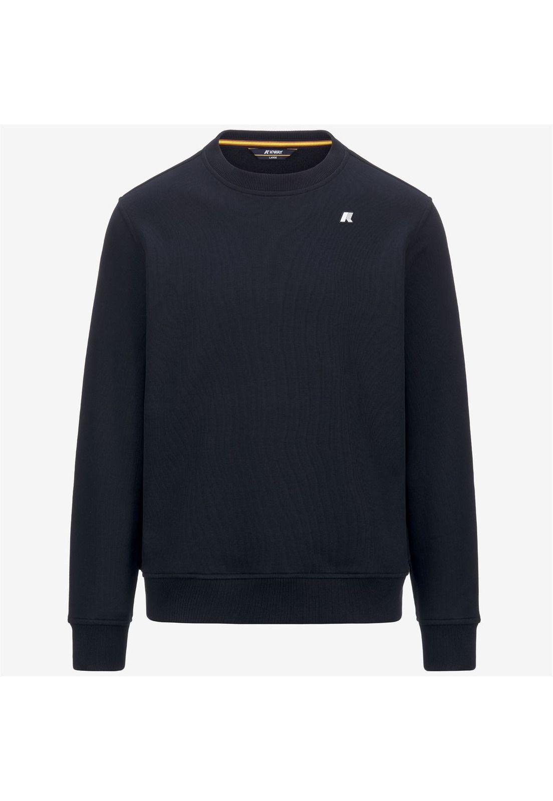 Polerón K-Way Men Baptiste French Terry Blue Depth-4