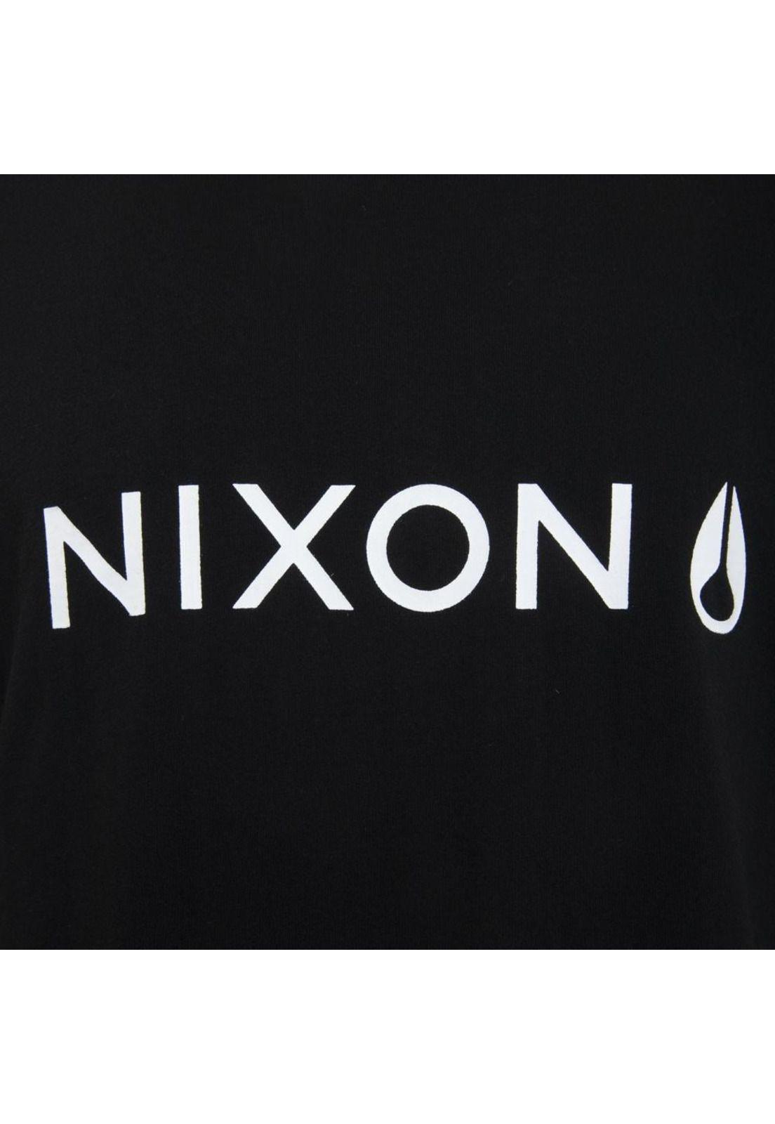 Polera Men Regular Fit Black Logo White-3