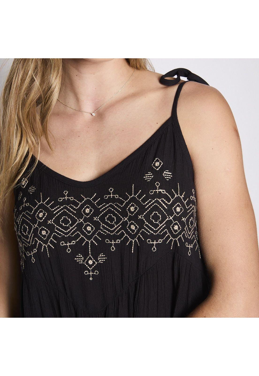 Mini Vestido Reef Women Black-2