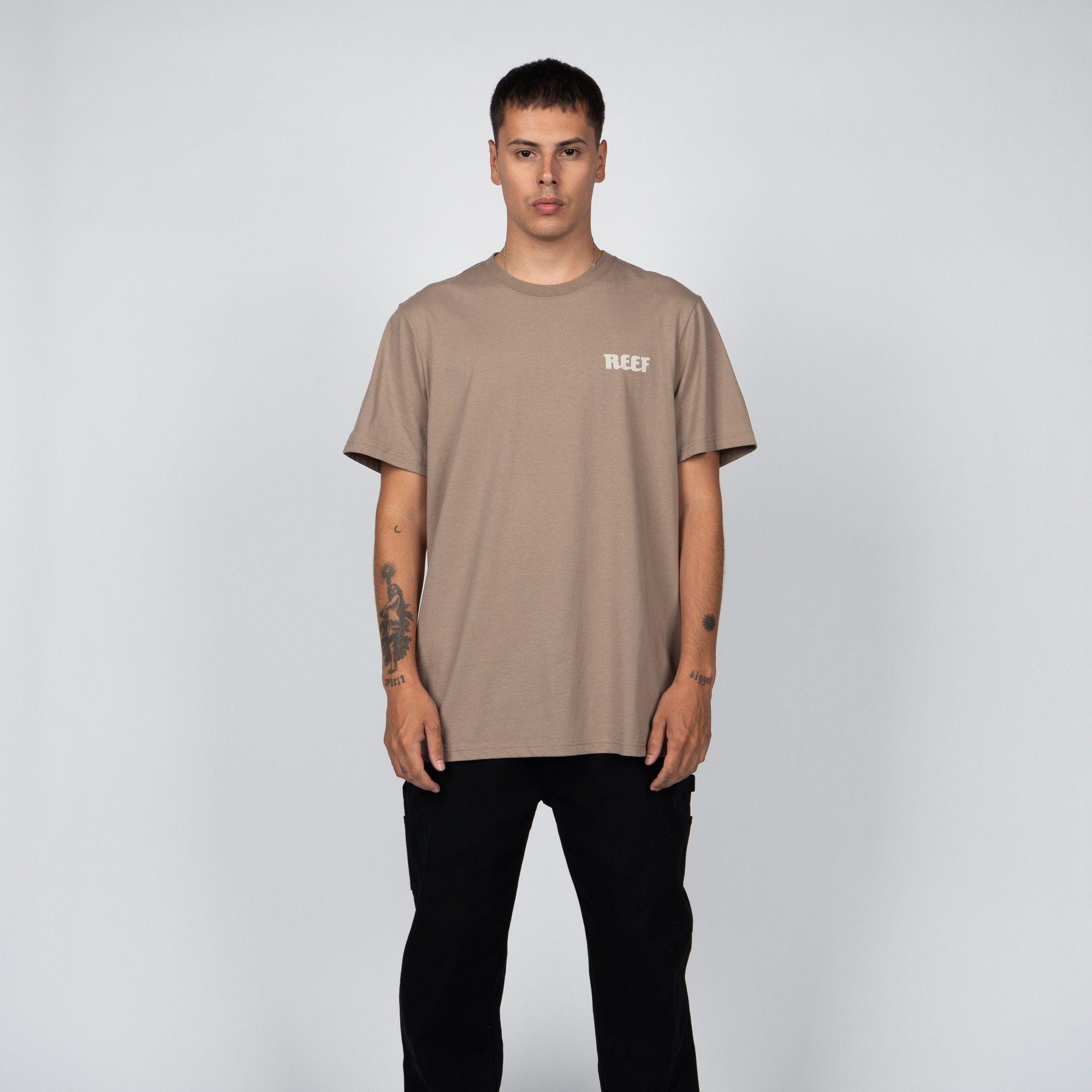 Polera Reef Men Santa Monica Sand-0