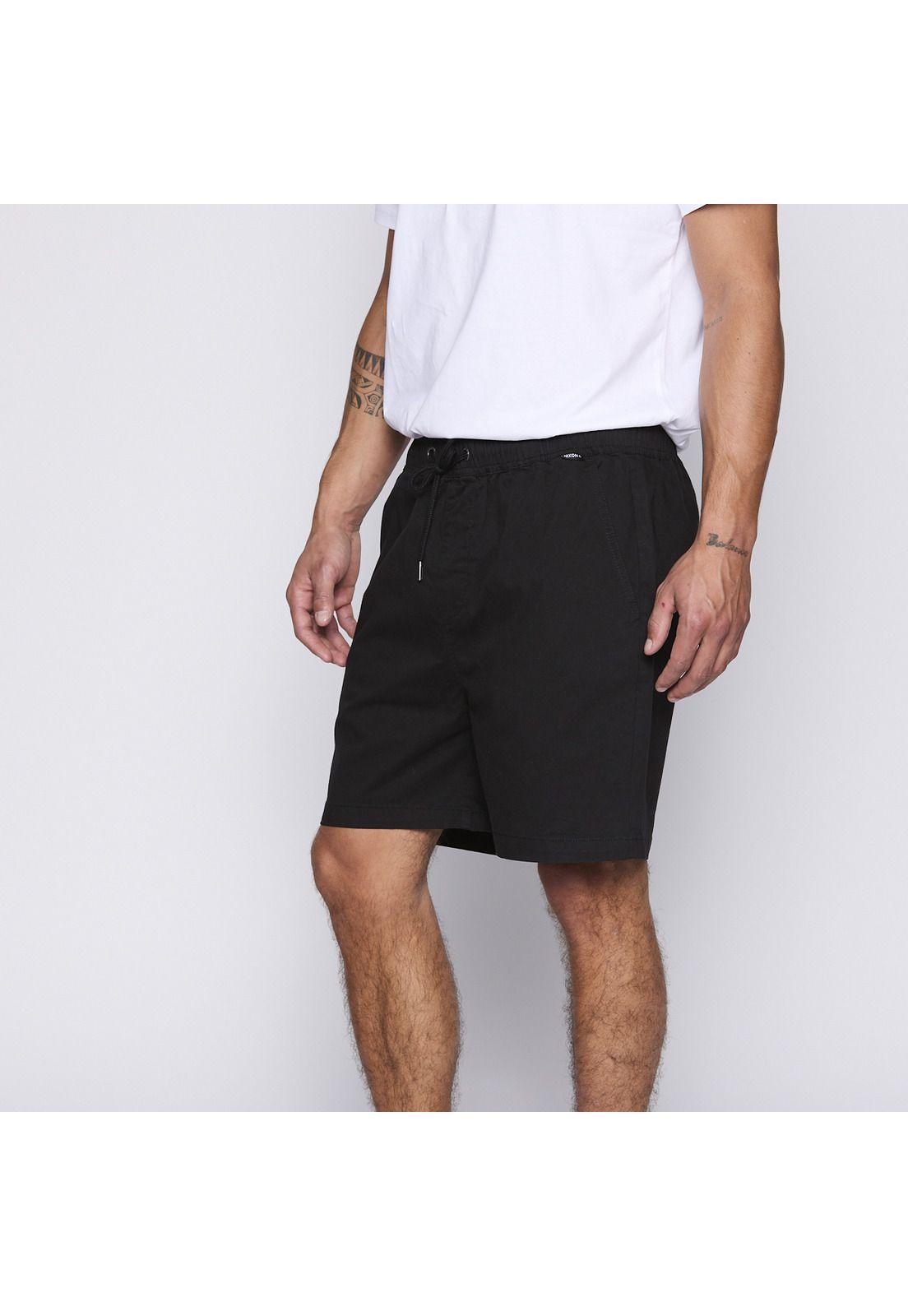 Short Nixon Men All Black-0