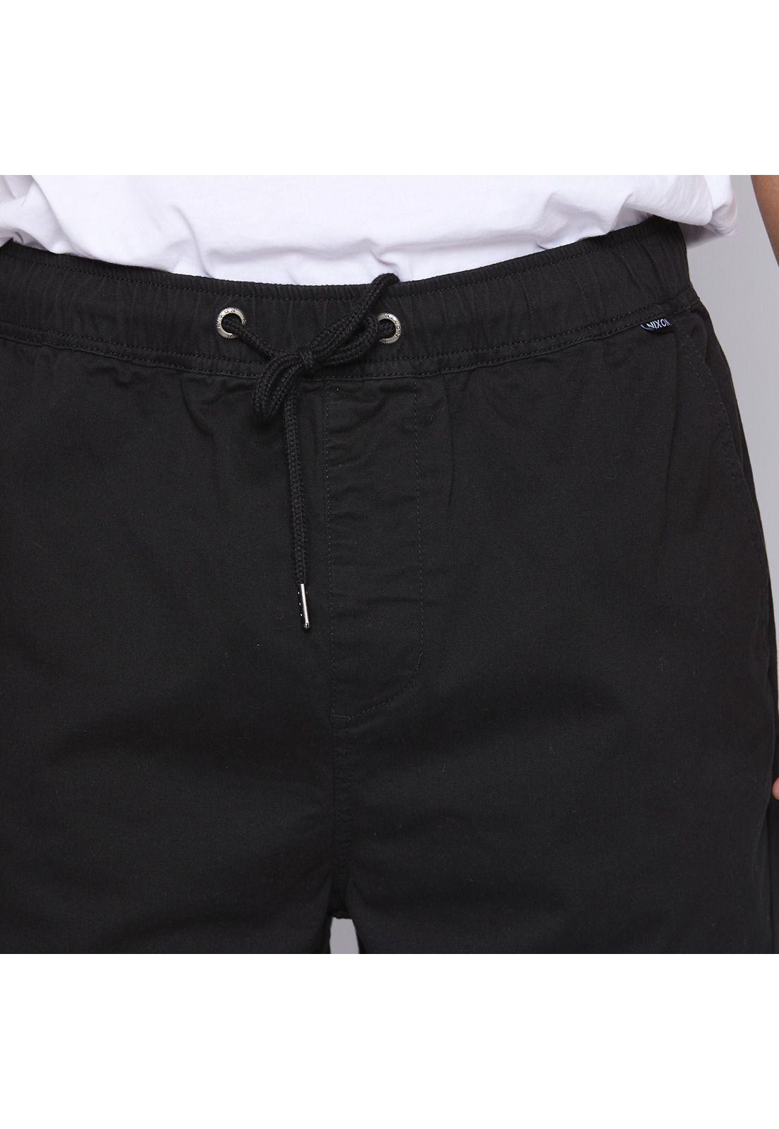 Short Nixon Men All Black-3