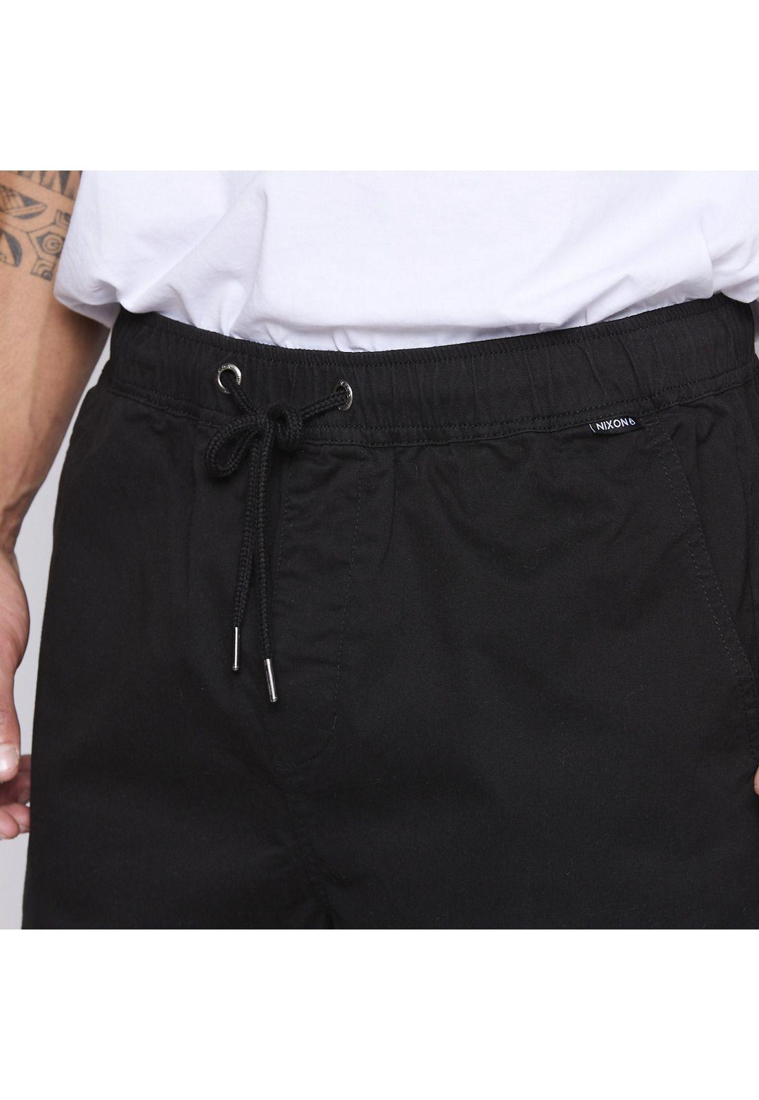 Short Nixon Men All Black-5