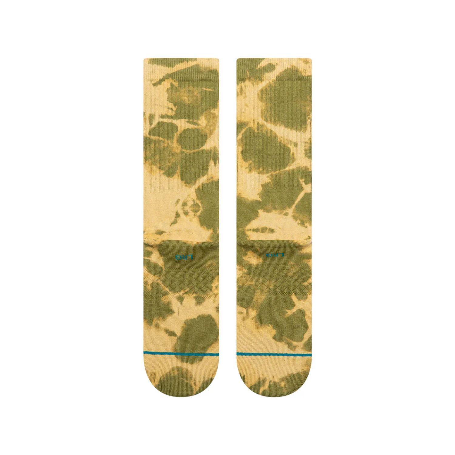 Stance Socks Spotty Dye Crew Olive-2