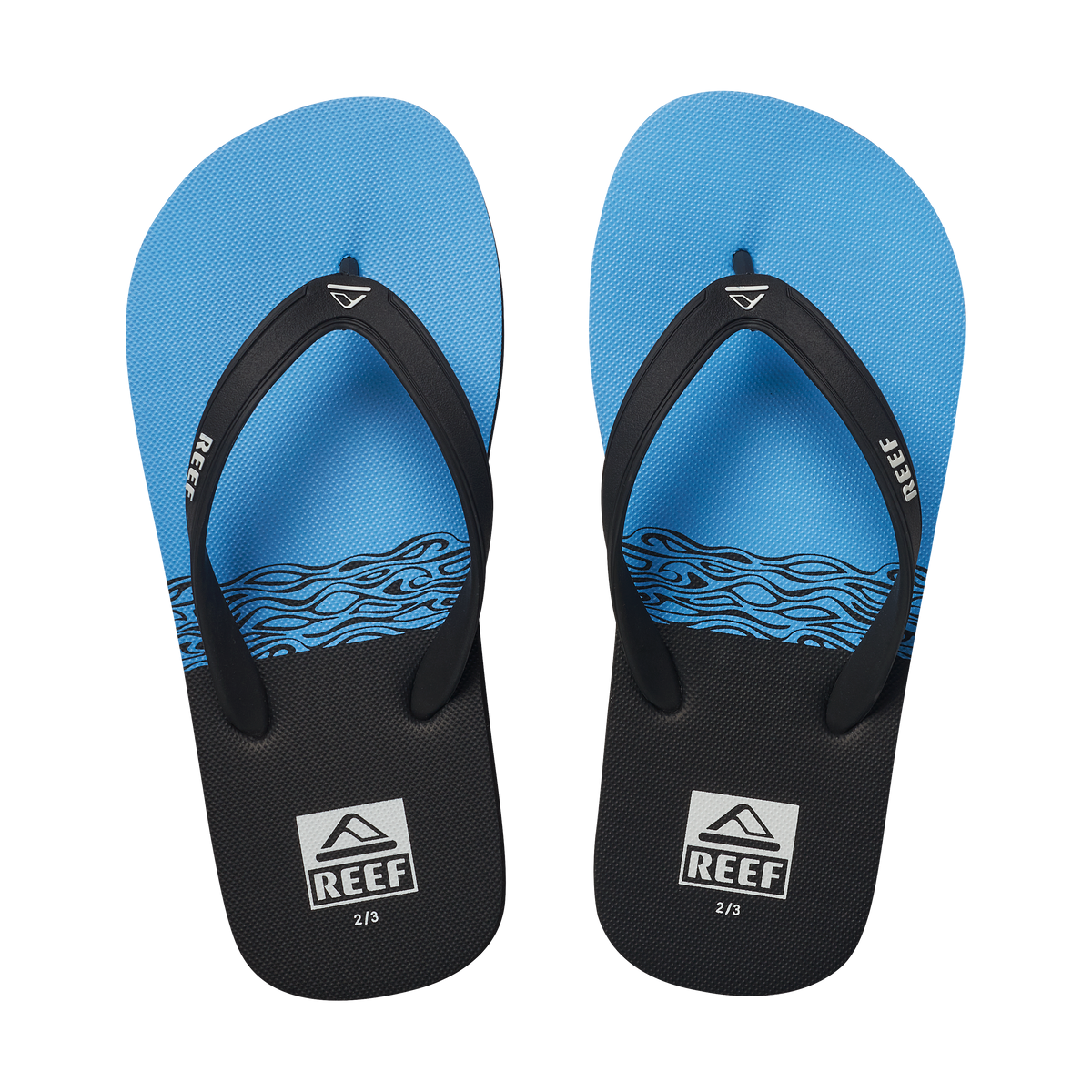 Sandalia Kids Seaside Print Blue Hawaii-1