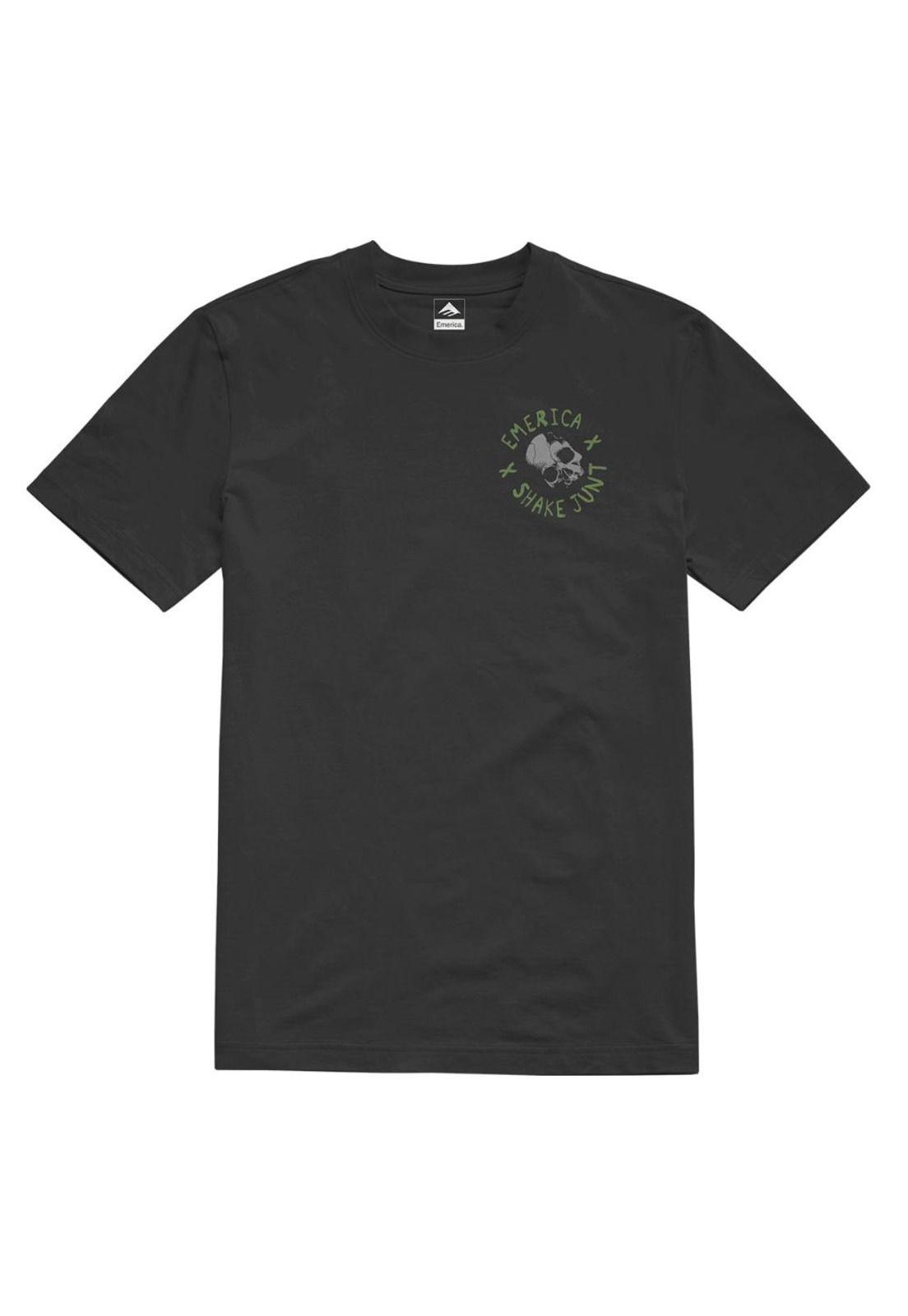 Polera Men x Shake Junt Skull black-0