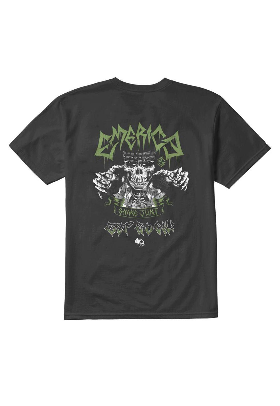 Polera Men x Shake Junt Skull black-1