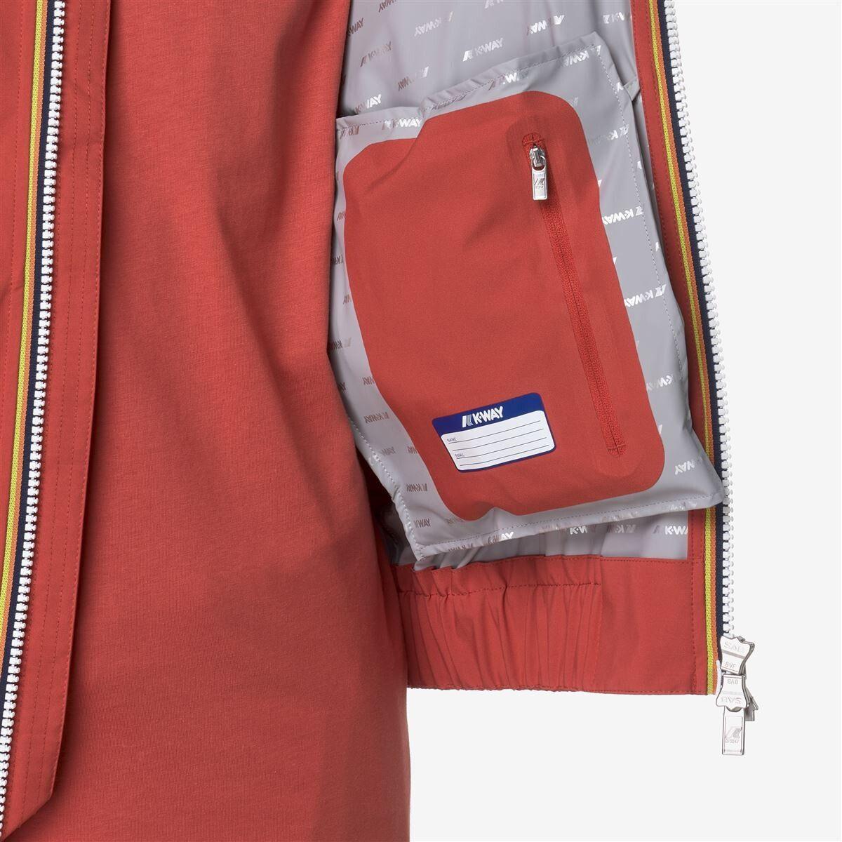 Chaqueta Men Impermeable Aurene Stretch Dot Red Jasper-4