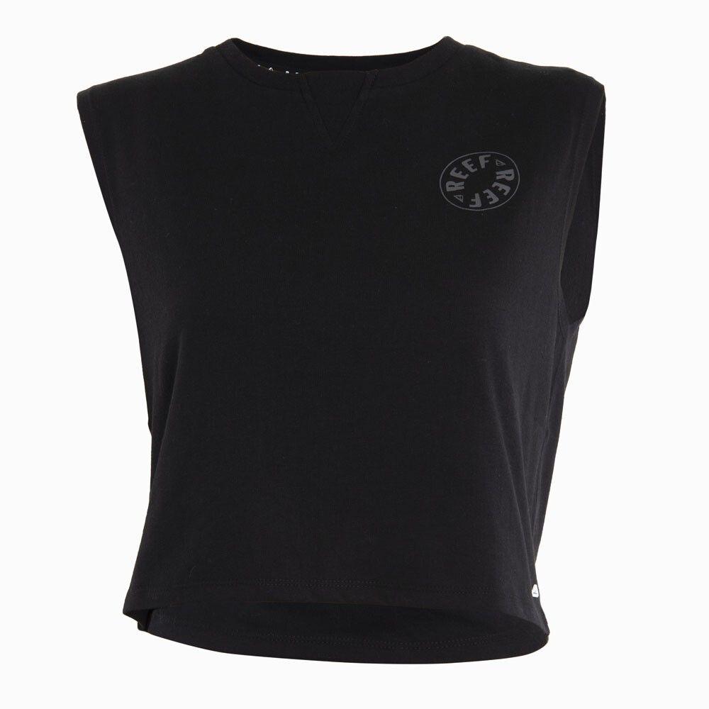 Polera Kids Crop Top Black-0