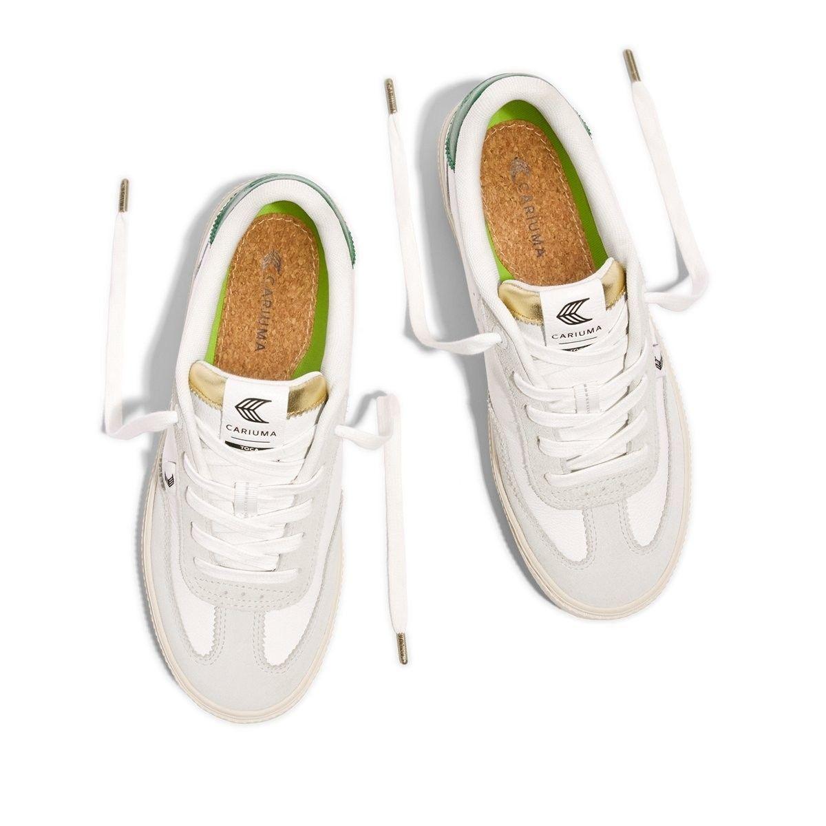 Zapatilla Cariuma Unisex TOCA Soft Grain Warm White Green-2