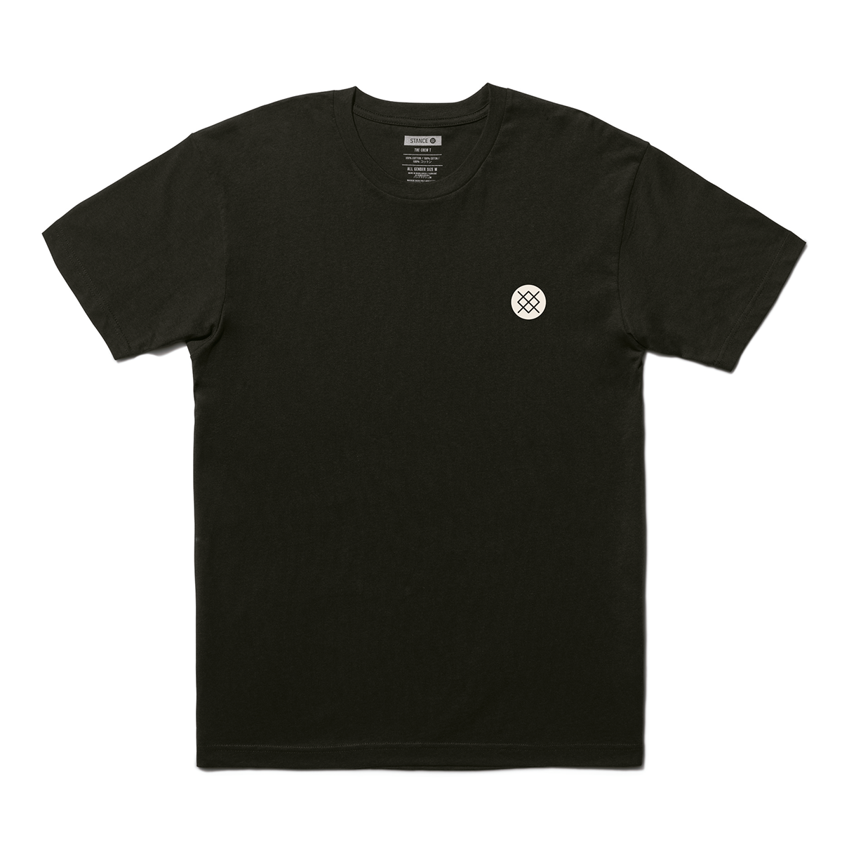 Polera Stance Established Black-0