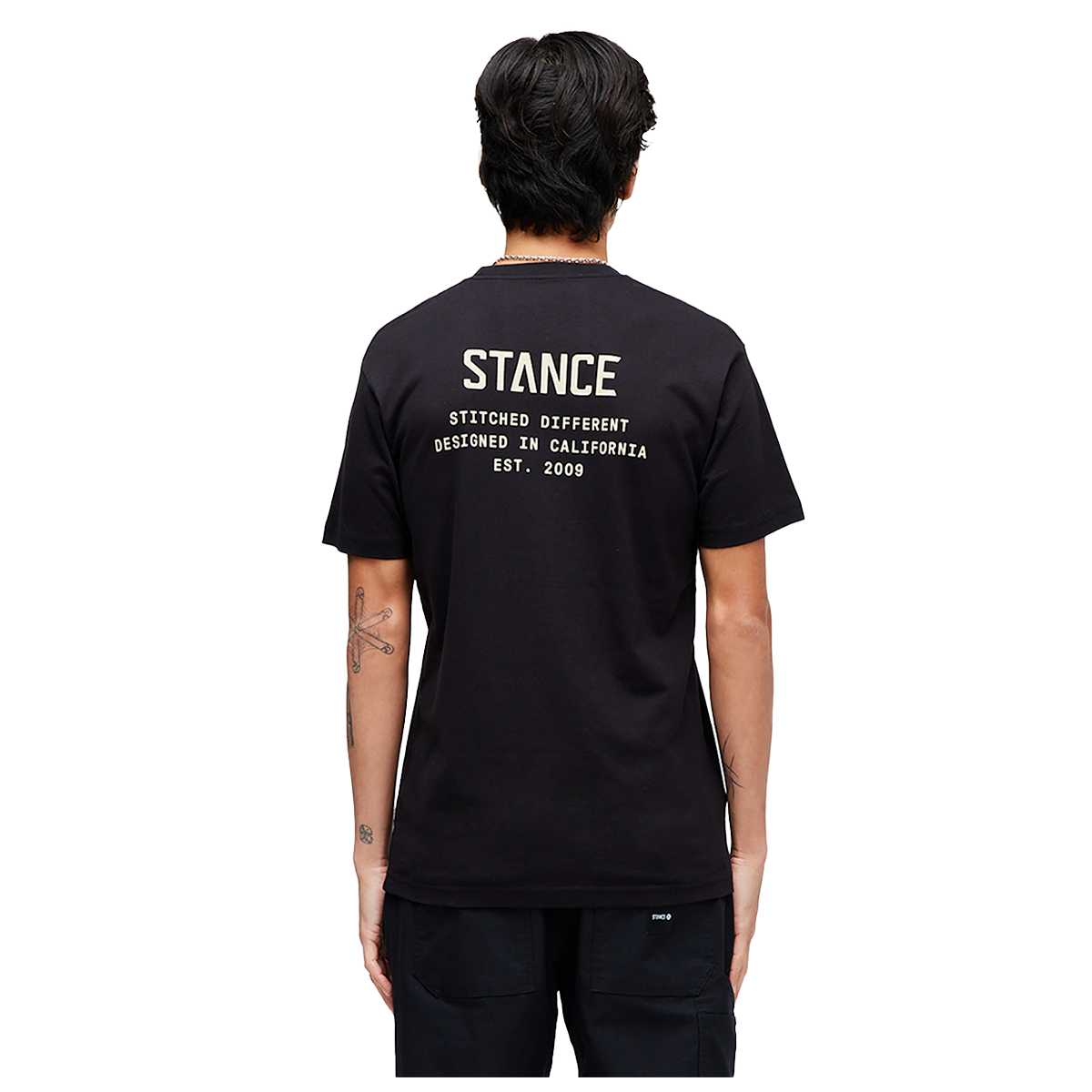 Polera Stance Established Black-3