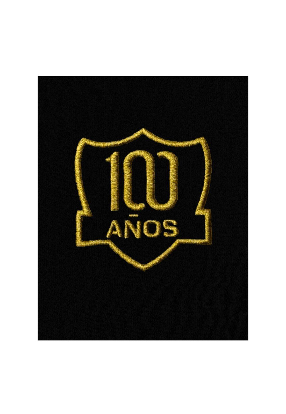 Polerón Colo Colo Urbano Full Zipper Block Color Negro Blanco-3