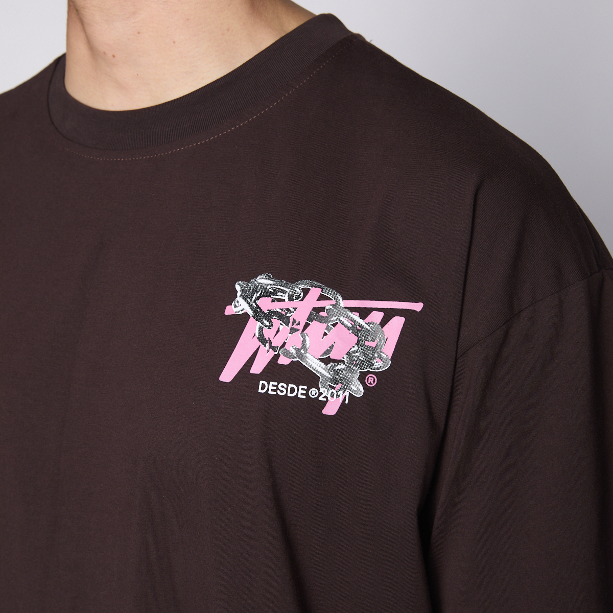 Polera Whatup Street Wear Since 2011 Brown-3