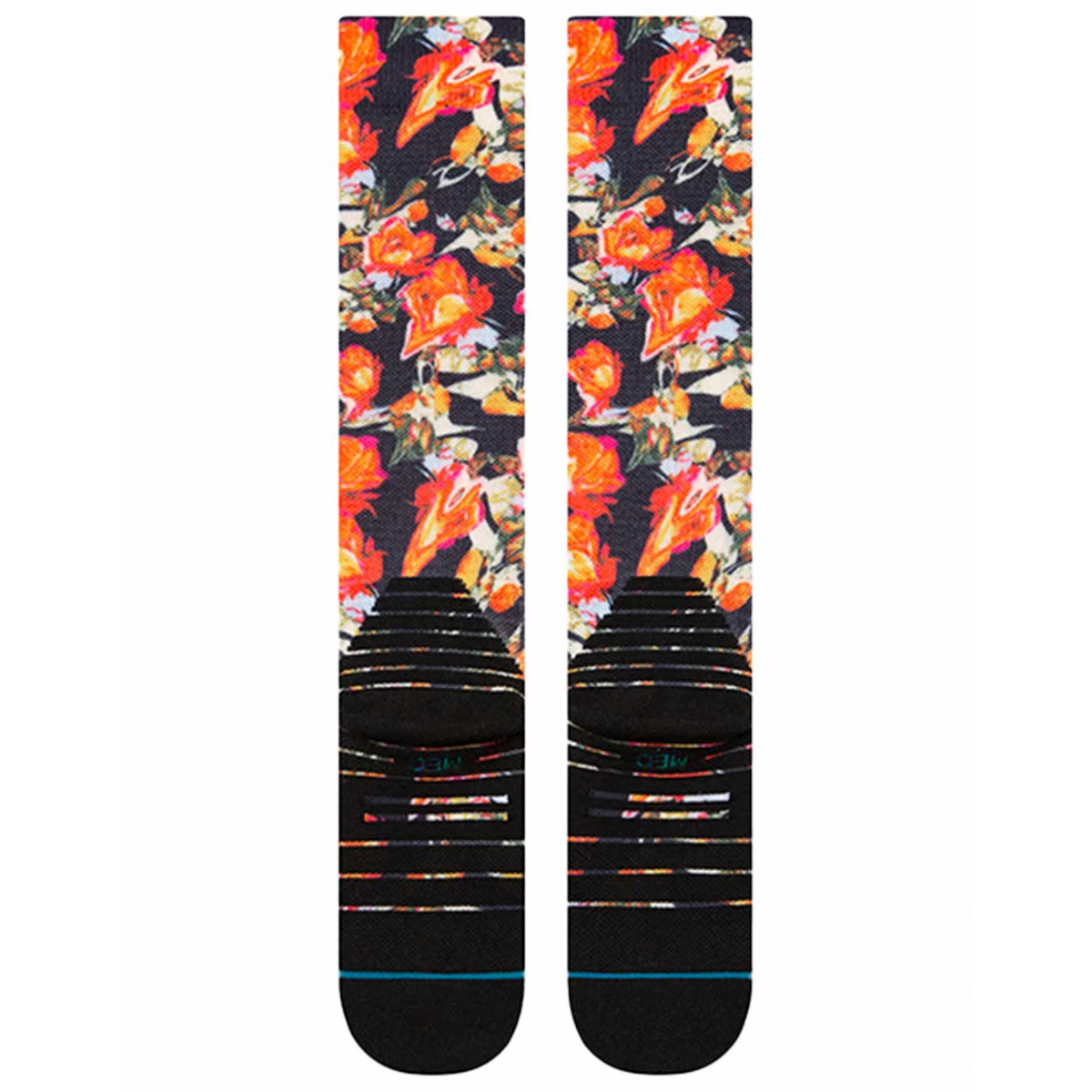 Stance Sock Men Snowboard Torque Mid Poly Black Red-2