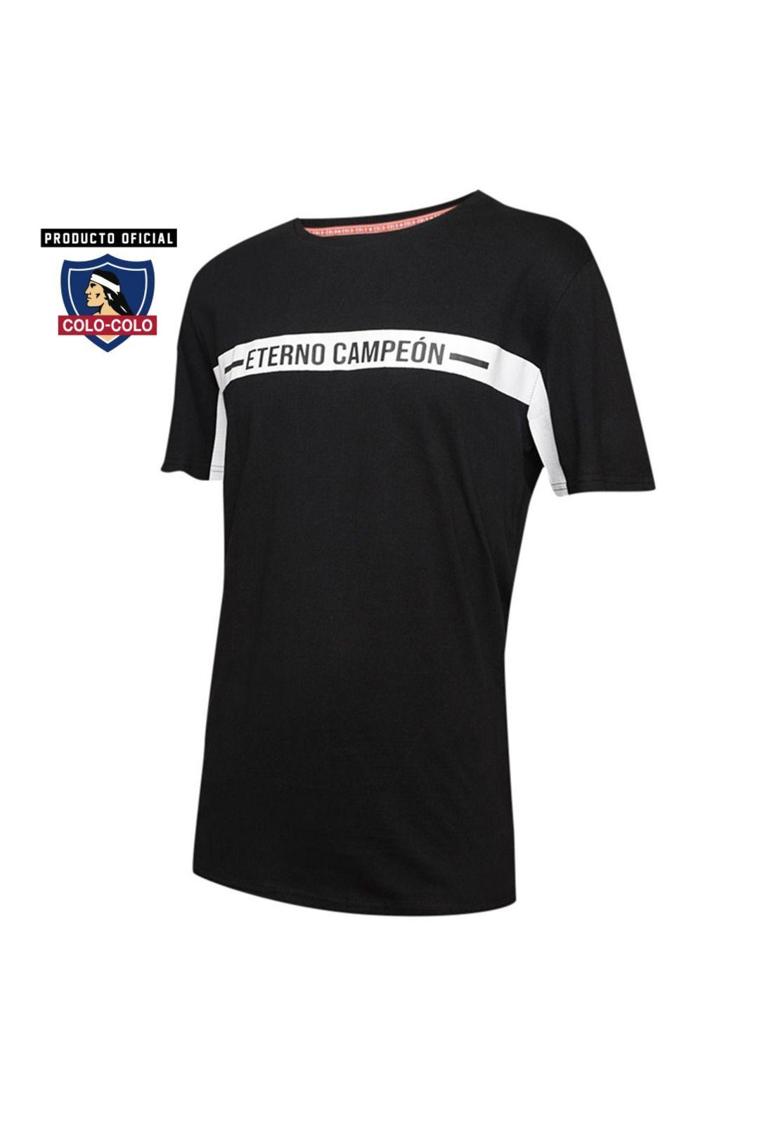 Polera Colo Colo Urbano Negra Eterno-1